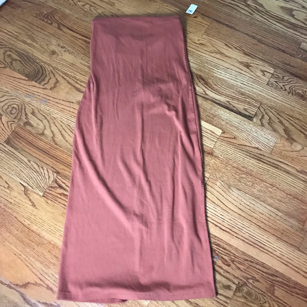 Tan Strapless Dress NWT - Picture 2 of 6
